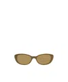 Saint Laurent Full Frame Sunglasses In Brown