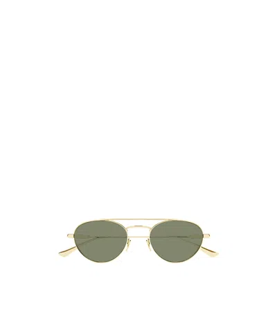 Saint Laurent Full Frame Sunglasses In Gold