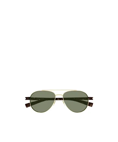 Saint Laurent Full-frame Sunglasses In Green