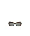 Saint Laurent Full Frame Sunglasses In Havana Color