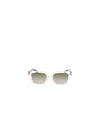 Saint Laurent Full Frame Sunglasses In Nude