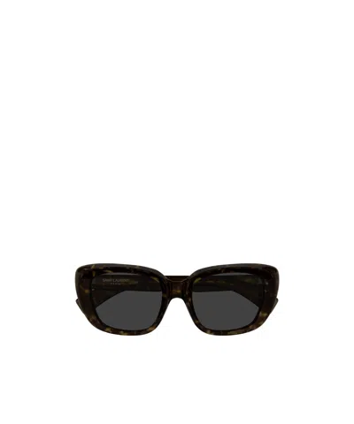 Saint Laurent Full-rim Sunglasses In Black