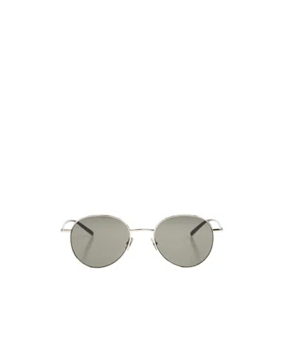 Saint Laurent Full-rim Sunglasses In Silver