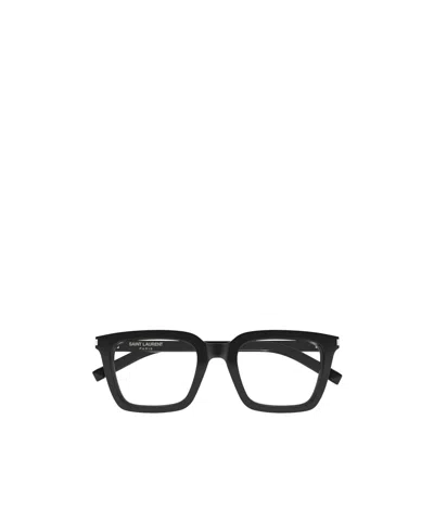 Saint Laurent Full-rimmed Glasses In Black