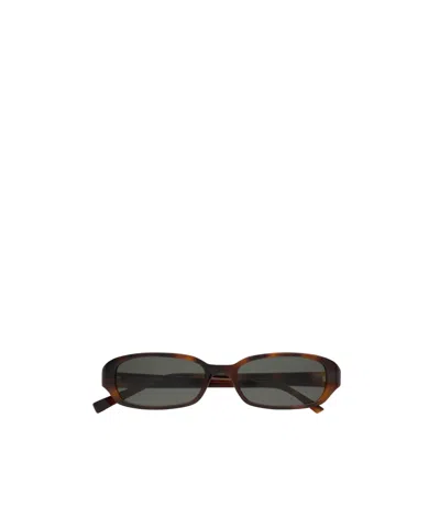 Saint Laurent Full-frame Sunglasses In Brown