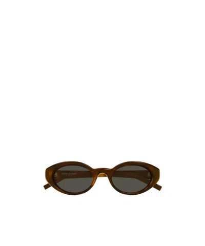 Saint Laurent Full-frame Sunglasses In Brown