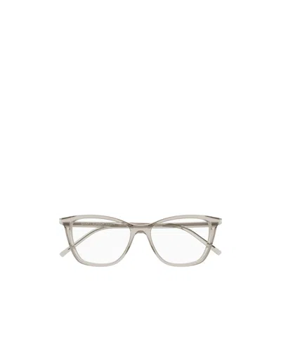 Saint Laurent Full-rimmed Plano Lenses In Pattern