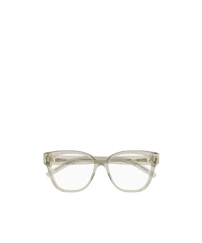 Saint Laurent Full-rimmed Plano Lenses In Transparent