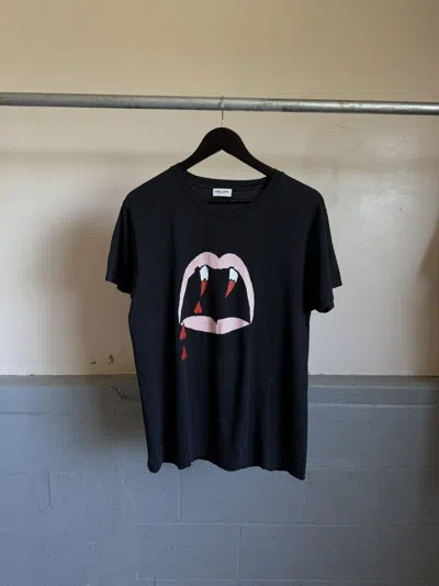 Pre-owned Saint Laurent Fw13 Blood Luster Tee - Hedi Slimane In Black