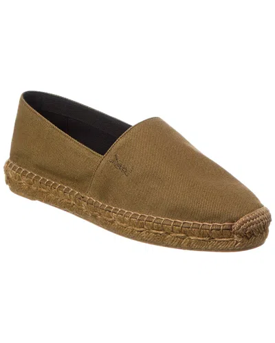 Saint Laurent Gabardine Espadrille In Multi