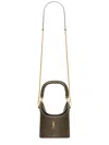 Saint Laurent Gaby Bucket Bag In Lambskin In Green