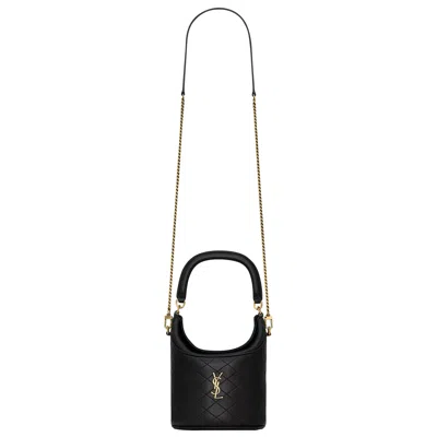 Pre-owned Saint Laurent Gaby Bucket Bag 'noir'