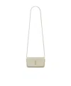 Saint Laurent Gaby Chain Phone Holder In White