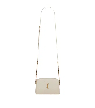 Saint Laurent Gaby Cross-body Bag In White
