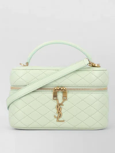 Saint Laurent Gaby Lambskin Vanity Mini Chain Bag