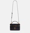 Saint Laurent Gaby Shoulder Bag Adjustable Strap Top Handle In Black