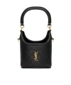 Saint Laurent Gaby Mini Bucket In Lambskin In Black