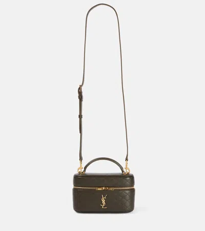 SAINT LAURENT GABY MINI LEATHER VANITY BAG