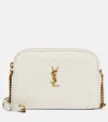 Saint Laurent Gaby Small Quilted Leather Shoulder Bag In Blanc Vintage