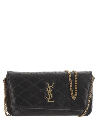 Saint Laurent Gaby Sun Case In Black