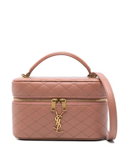 Saint Laurent Gaby Tote Bag In Pink