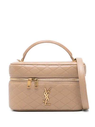 Saint Laurent Gaby Two-way Handbag In Neutrals