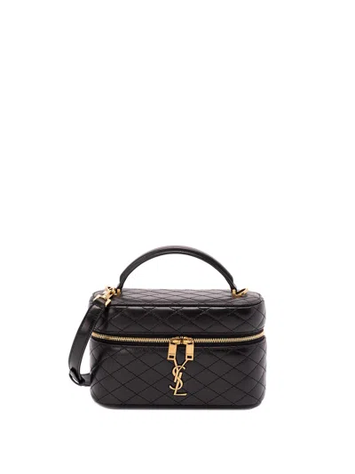 Saint Laurent `gaby` Vanity Bag In Black