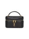 Saint Laurent Gaby Vanity Bag In Leather In Black