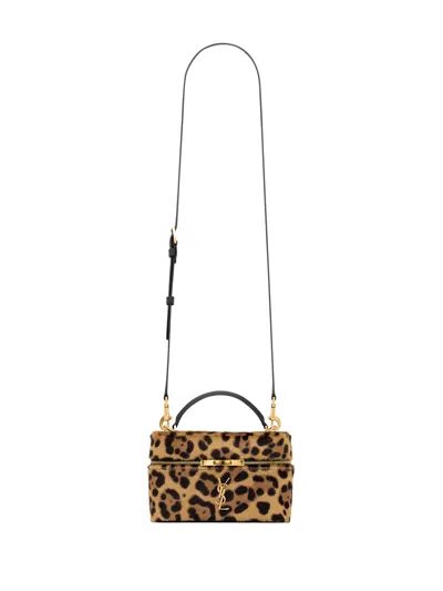 Saint Laurent Gaby Vanity Bag In Pony Skin