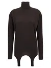 Saint Laurent Turtleneck Garter Sweater