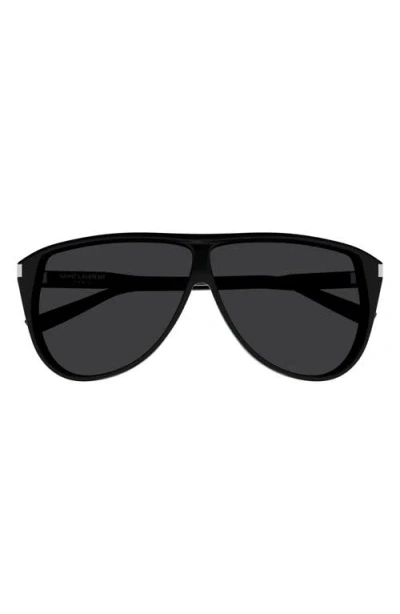 Saint Laurent Sl 731 Gaspar Sunglasses In Black