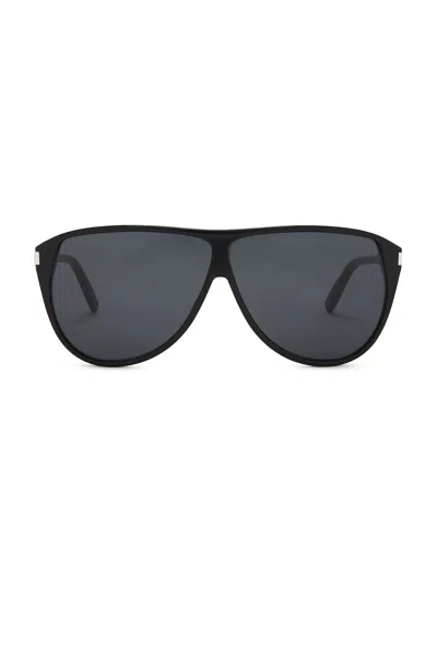 Saint Laurent Gaspar Sunglasses In Black