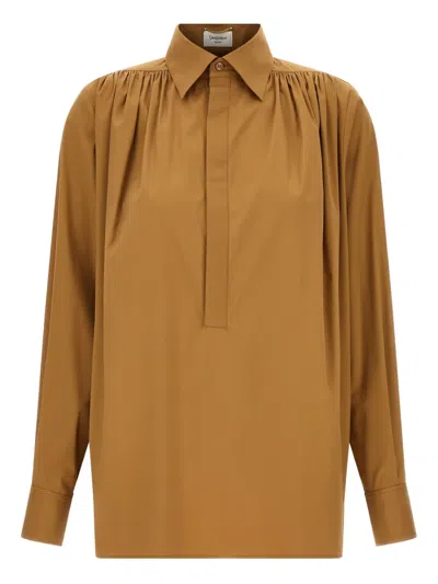 Saint Laurent Gathered-detail Blouse
