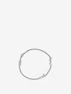 Saint Laurent Opyum Crystal-embellished Logo Bracelet In Gemstone Details