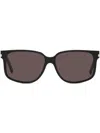 Saint Laurent 599 Square-frame Sunglasses In Schwarz