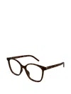 Saint Laurent Geometric-frame Glasses In Multi