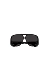Saint Laurent Solace Acetate Aviator Sunglasses In Black
