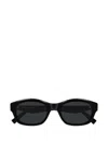 Saint Laurent Monogram 53mm Rectangular Sunglasses In Multi