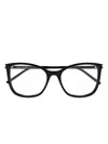 Saint Laurent Full-frame Plain Mirror In Black