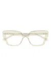Saint Laurent Geometric Lasses In Gray