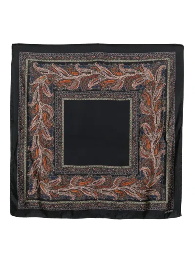 Saint Laurent Geometric Paisley Schal
