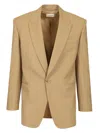 Saint Laurent Paris Men Wool Gabardine Single-breasted Jacket