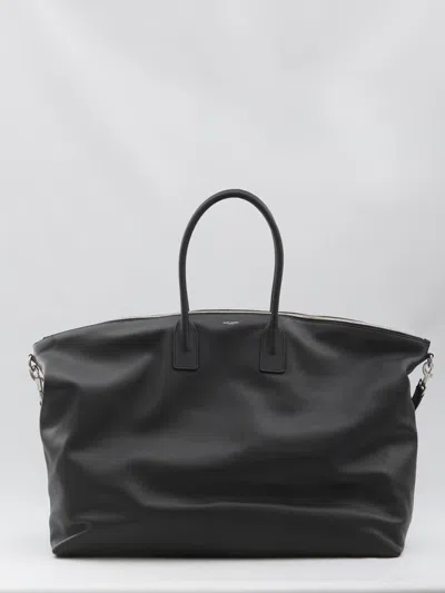 Saint Laurent Giant Bowling Tote Bag In Black