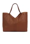 Saint Laurent Giant Y Tote In Brown