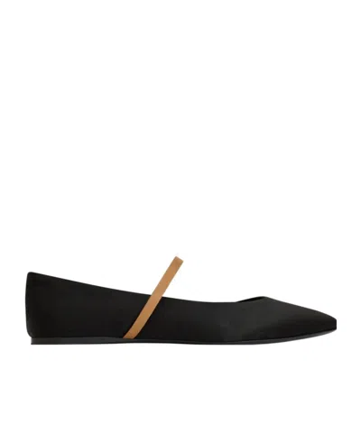 Saint Laurent Gio Ballet Shoes In Black