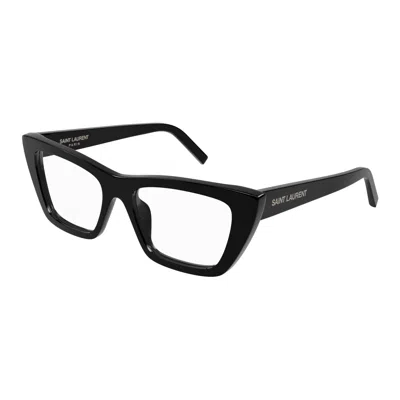 Saint Laurent Glasses In Nero