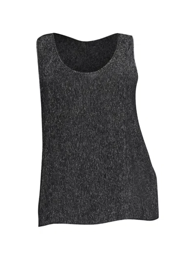 Pre-owned Saint Laurent Glittered Top In Gray