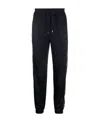 Saint Laurent Glossy-finish Track Pants In Black