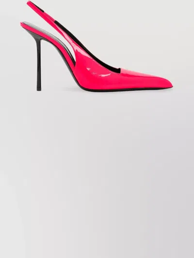 Saint Laurent Glossy Patent Leather Slingback Pumps