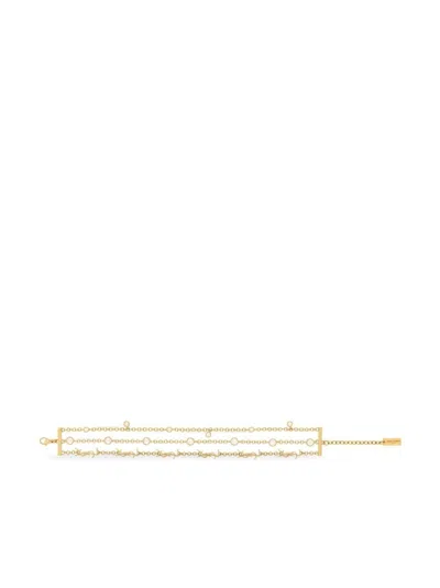 Saint Laurent Gold Chain Pendant Bracelet For Women Fw23